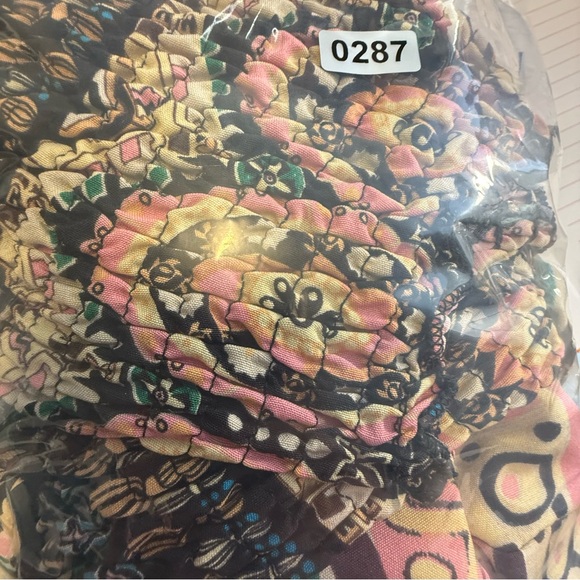 Bohemian Jumpsuit Strapless Elastic Bust XL Vacation Resort Farmers Market Beach - Picture 8 of 9